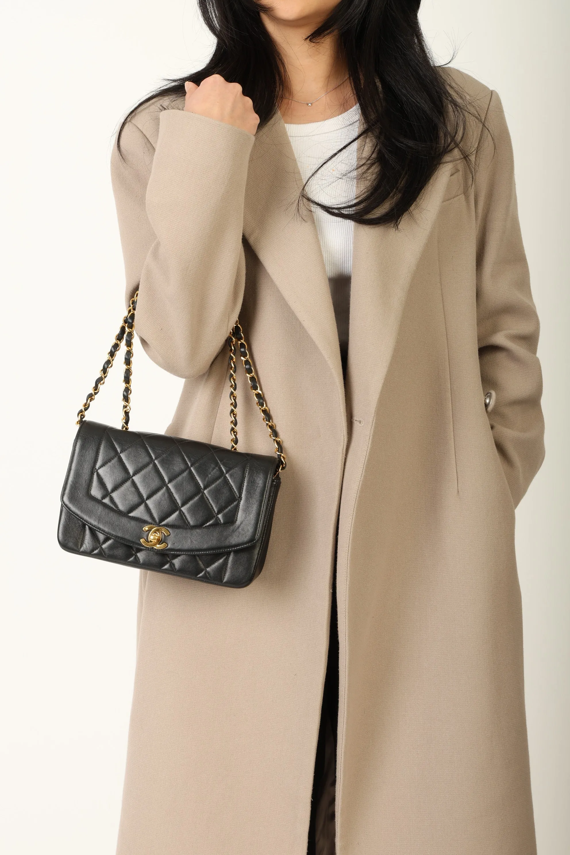 Chanel 1991 Lambskin Small Diana