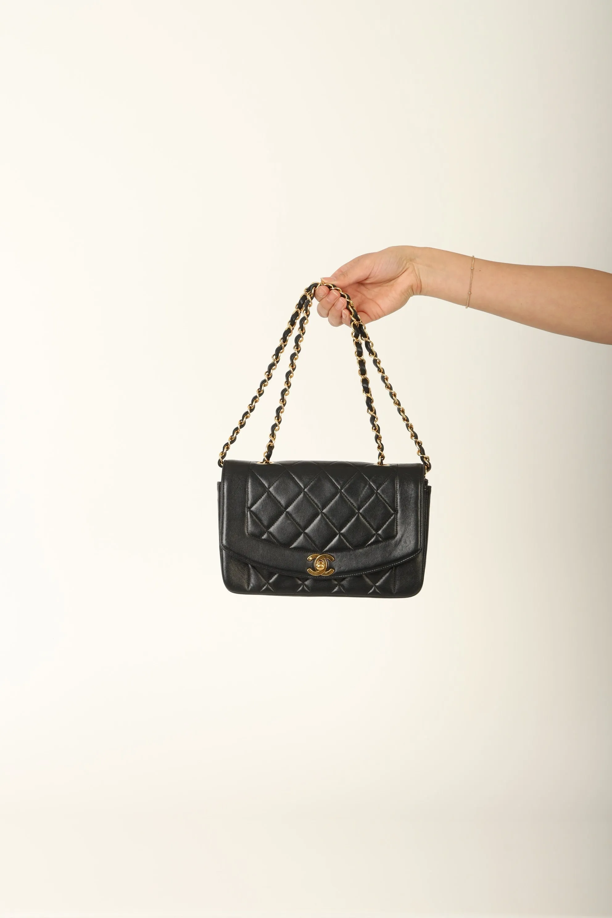 Chanel 1991 Lambskin Small Diana