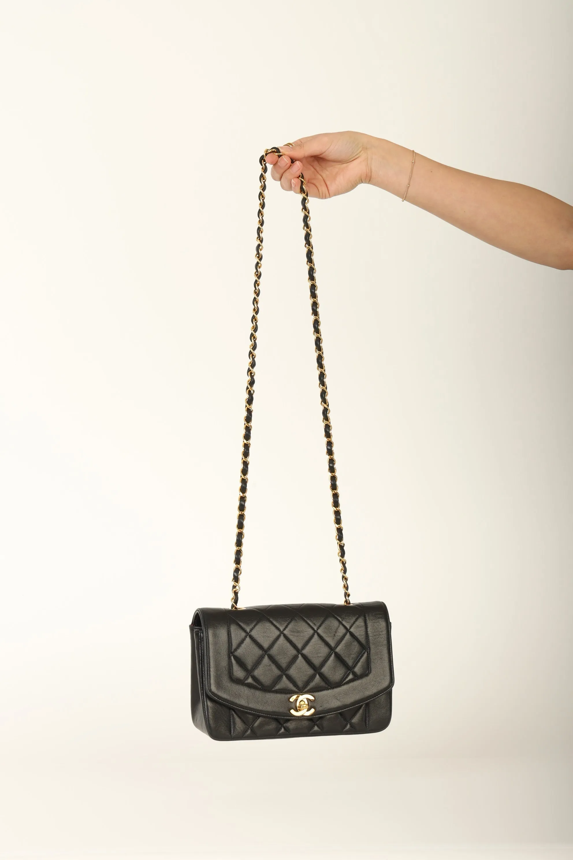 Chanel 1991 Lambskin Small Diana