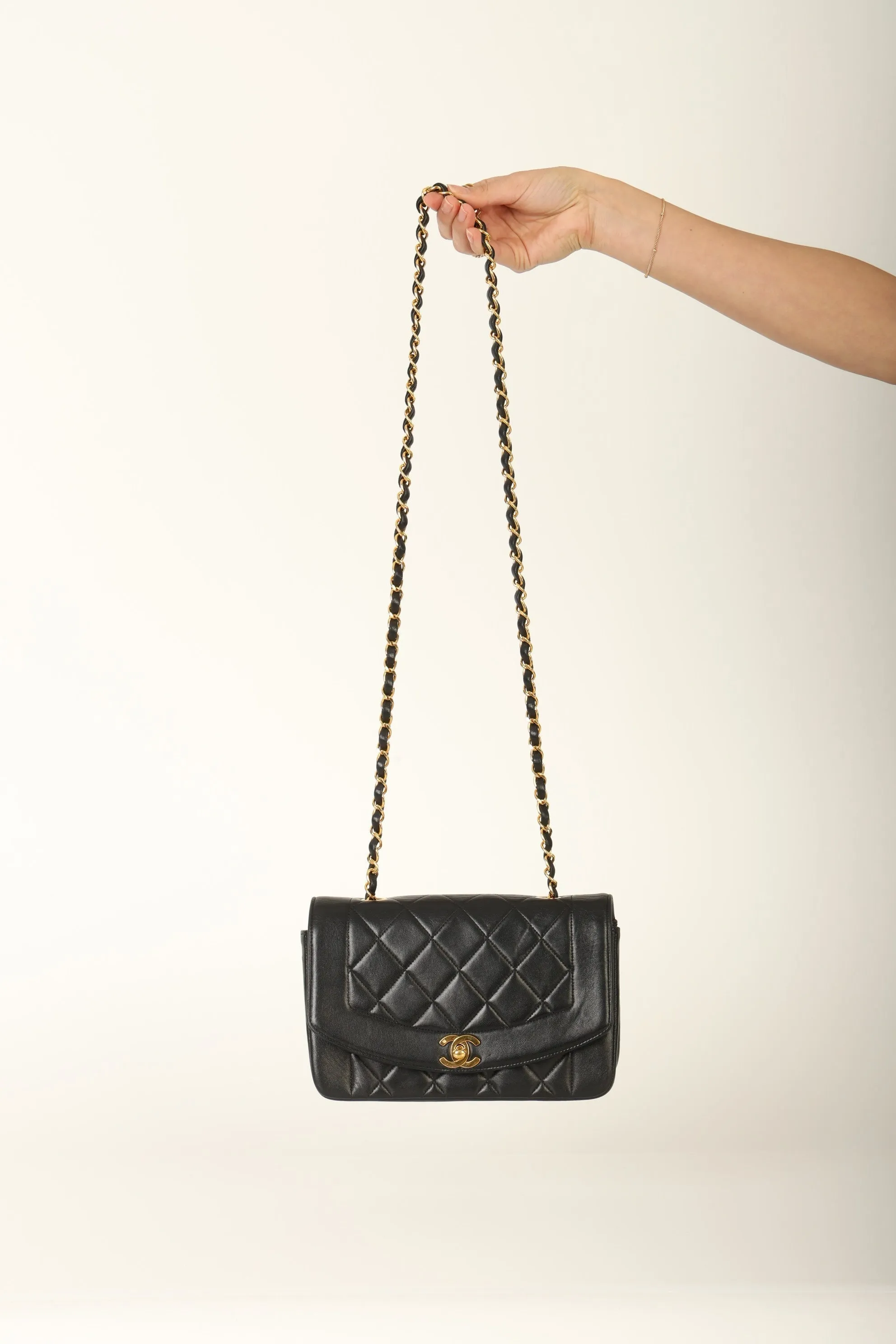 Chanel 1991 Lambskin Small Diana