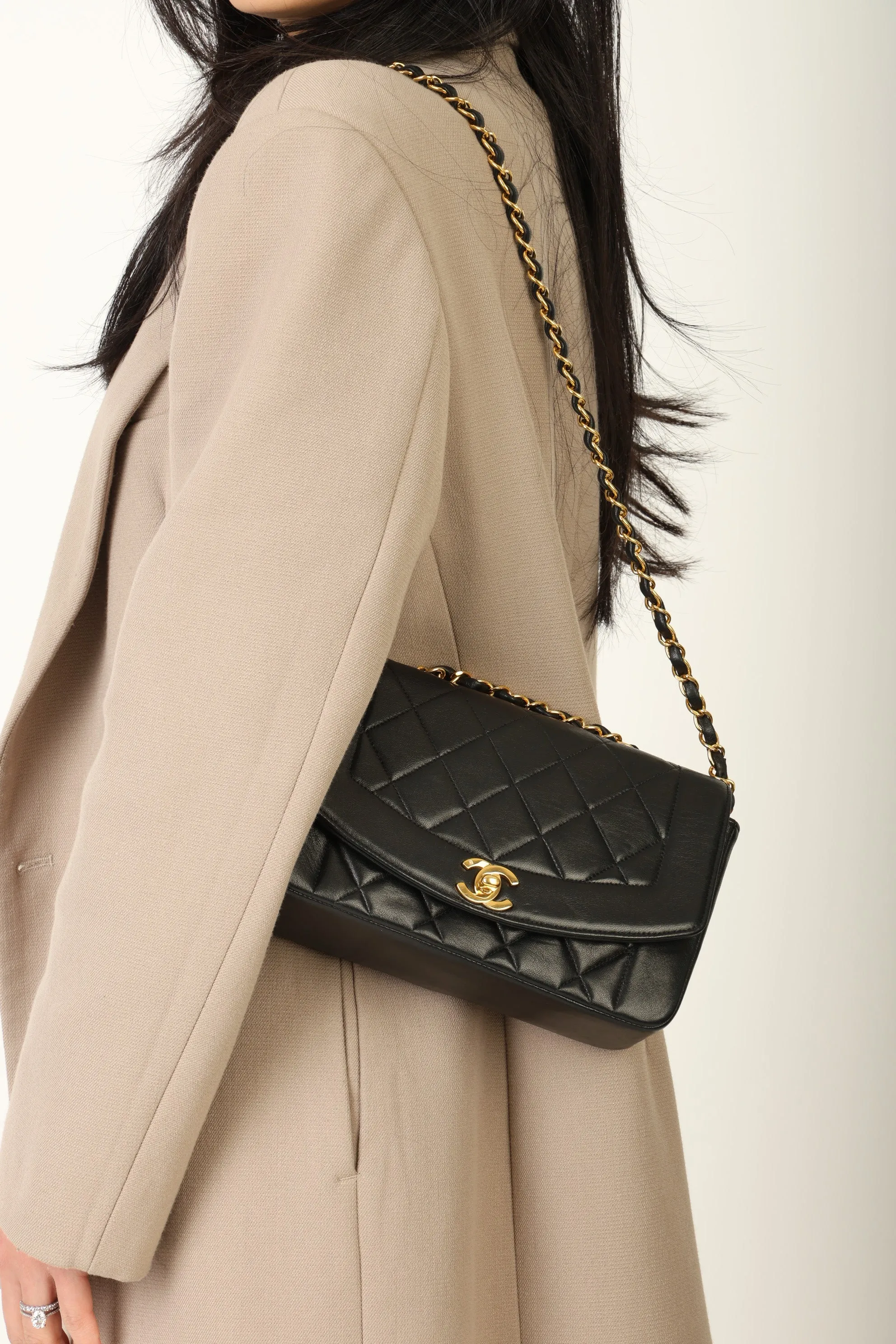 Chanel 1991 Lambskin Small Diana