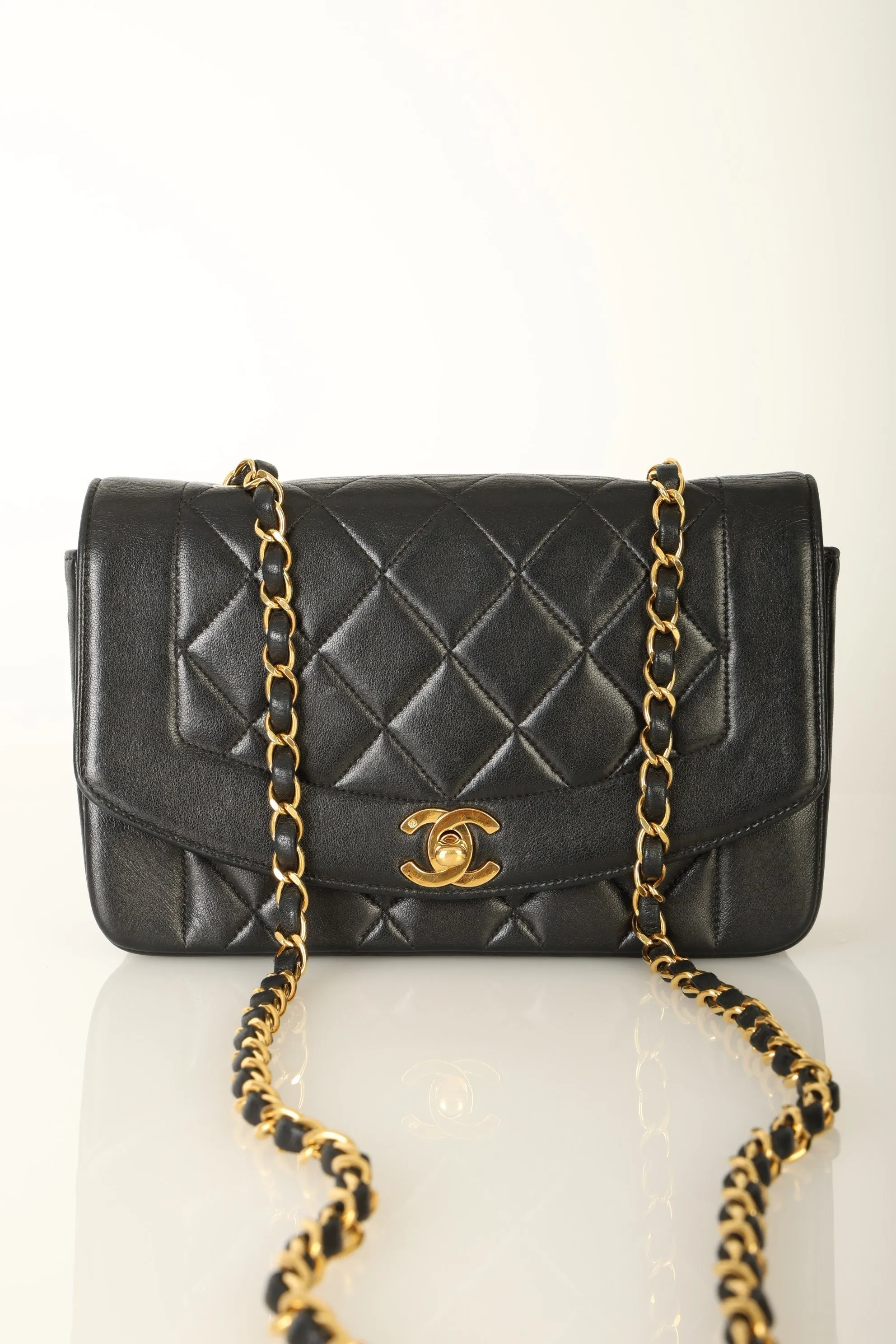 Chanel 1991 Lambskin Small Diana