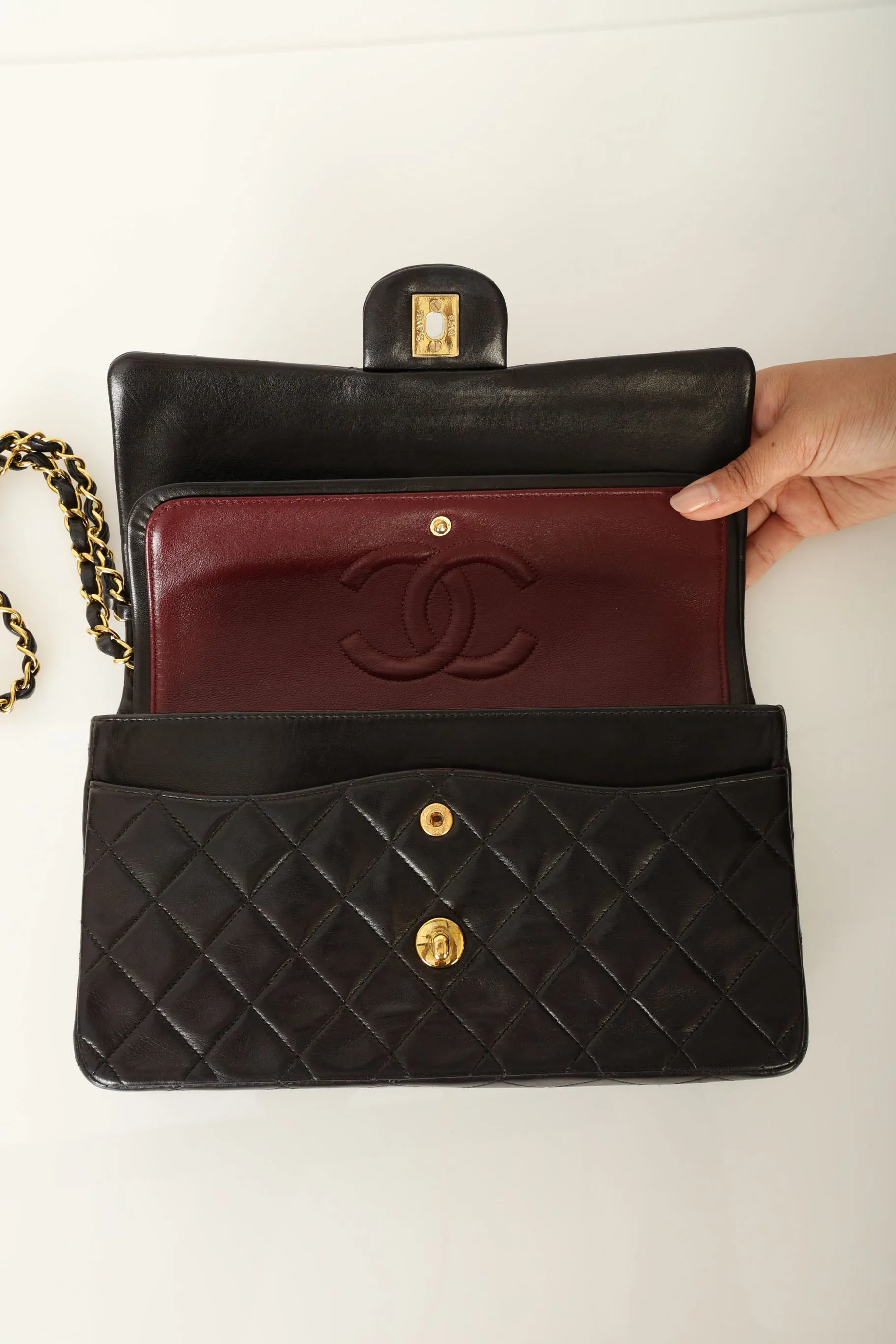 Chanel 1994 Lambskin Medium Double Flap
