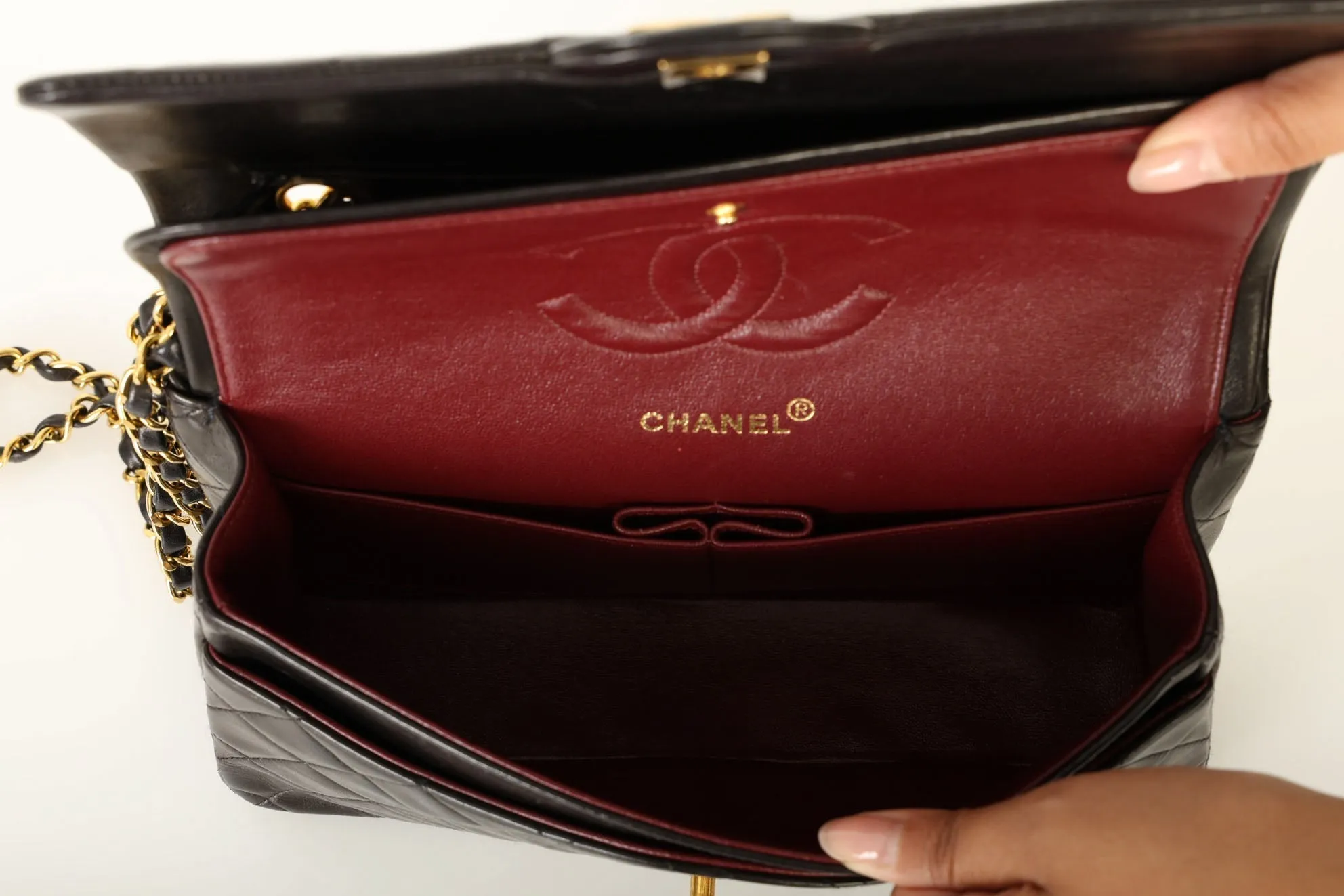 Chanel 1994 Lambskin Medium Double Flap