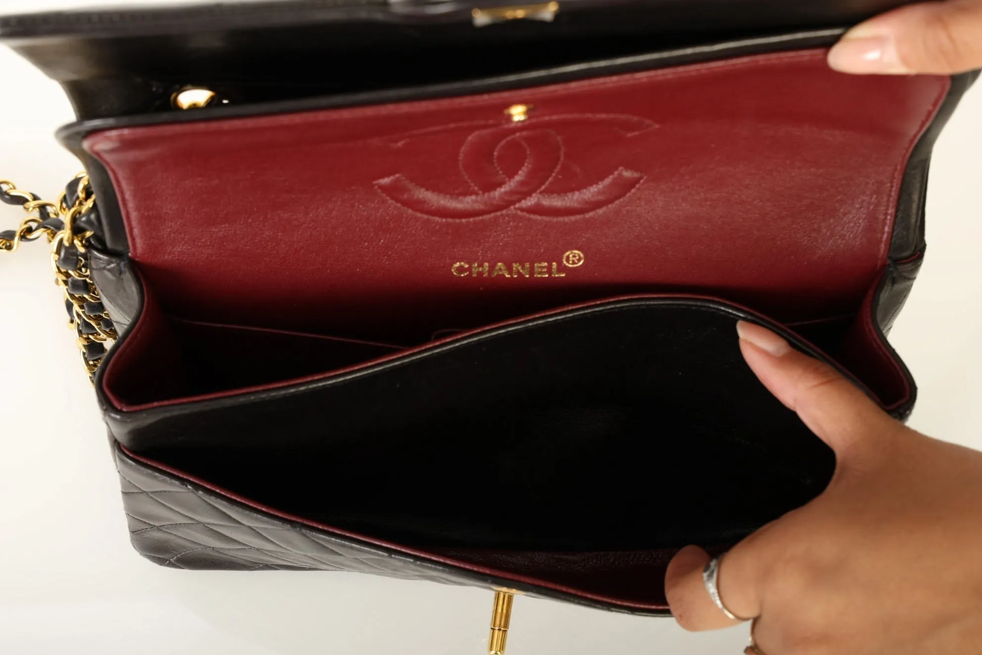 Chanel 1994 Lambskin Medium Double Flap