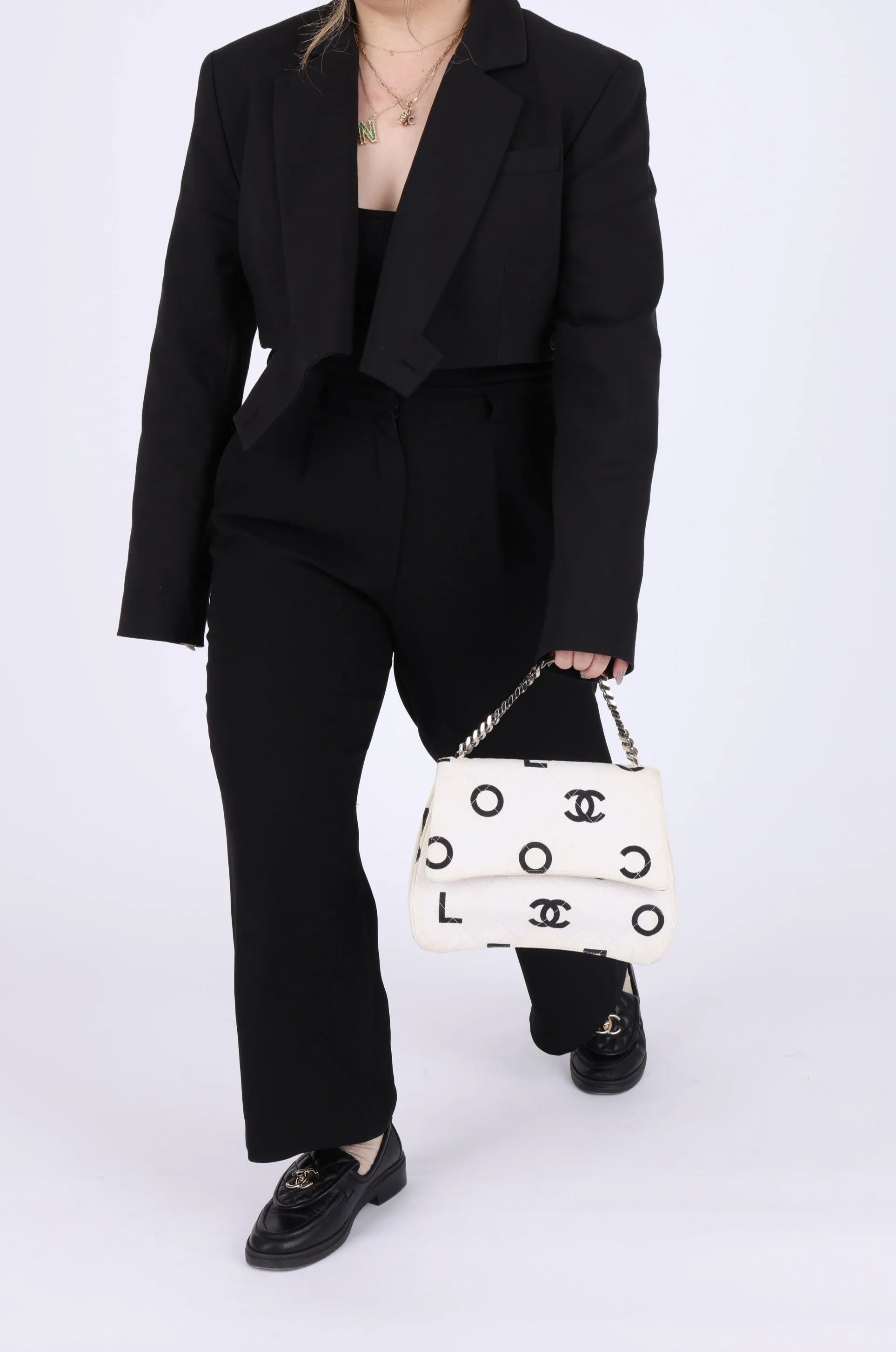 Chanel 1996 Canvas Coco Chain Top Handle