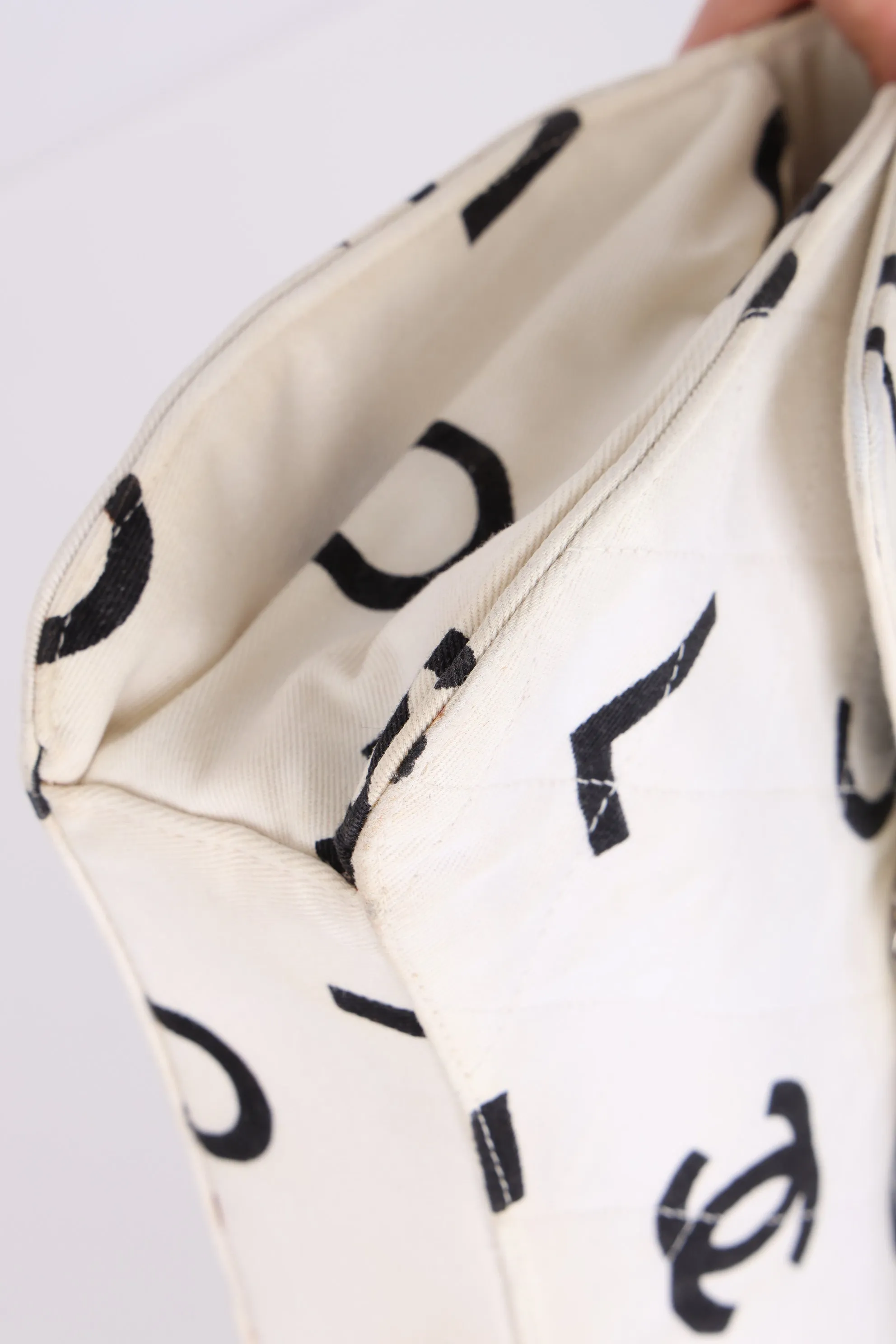 Chanel 1996 Canvas Coco Chain Top Handle
