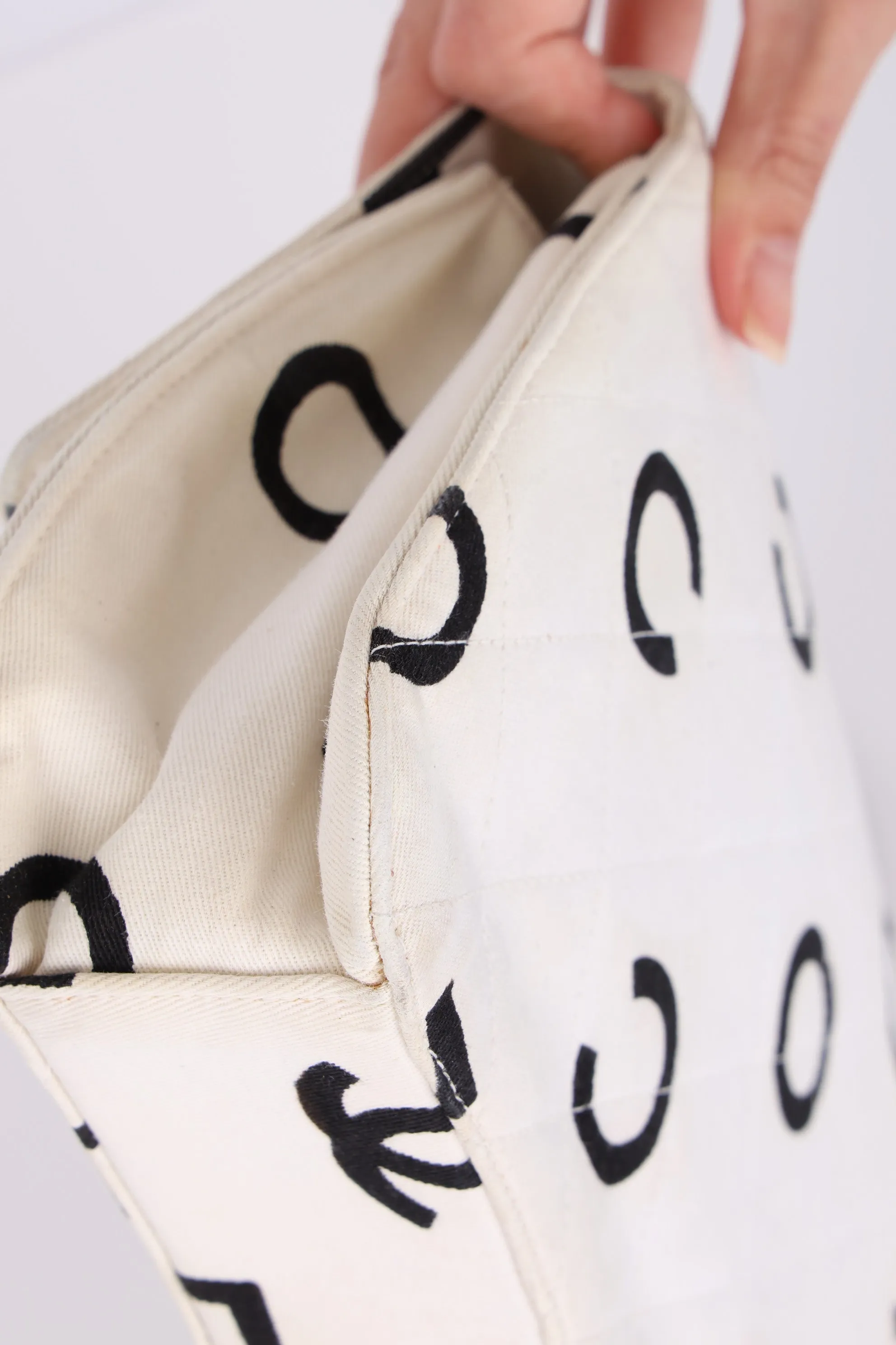 Chanel 1996 Canvas Coco Chain Top Handle