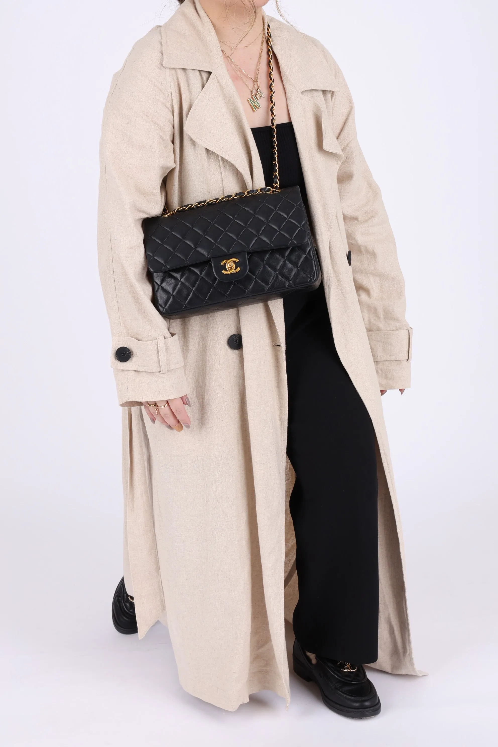 Chanel 1996 Lambskin Medium Double Flap