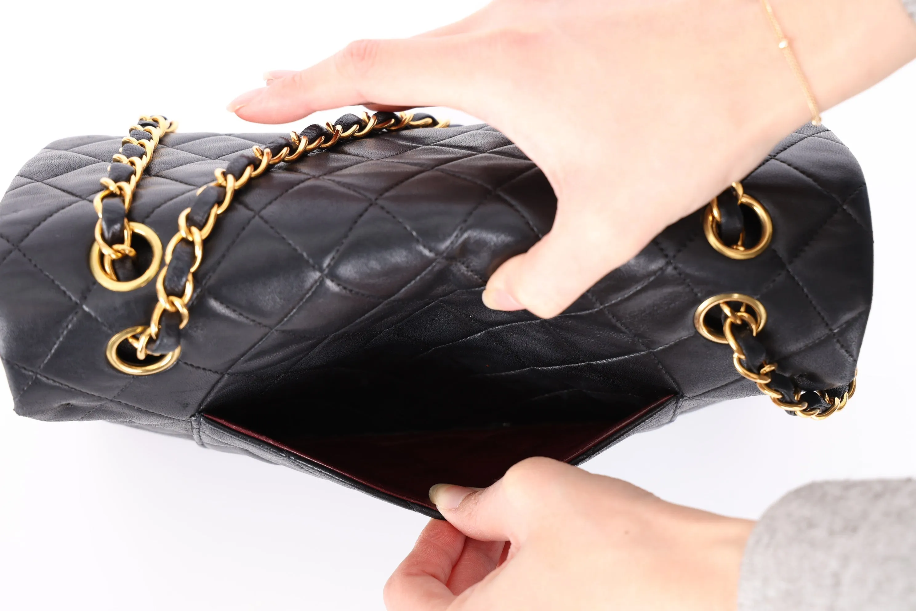 Chanel 1996 Lambskin Medium Double Flap