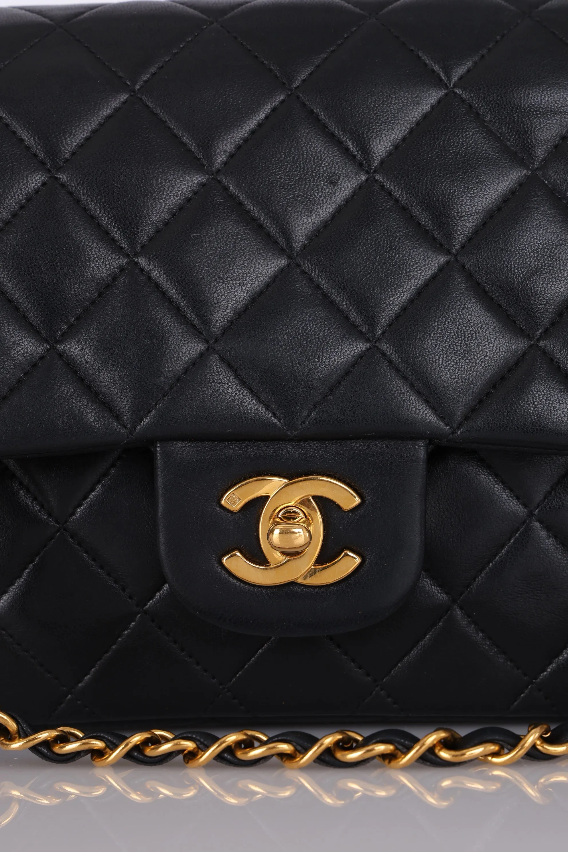Chanel 1996 Lambskin Medium Double Flap