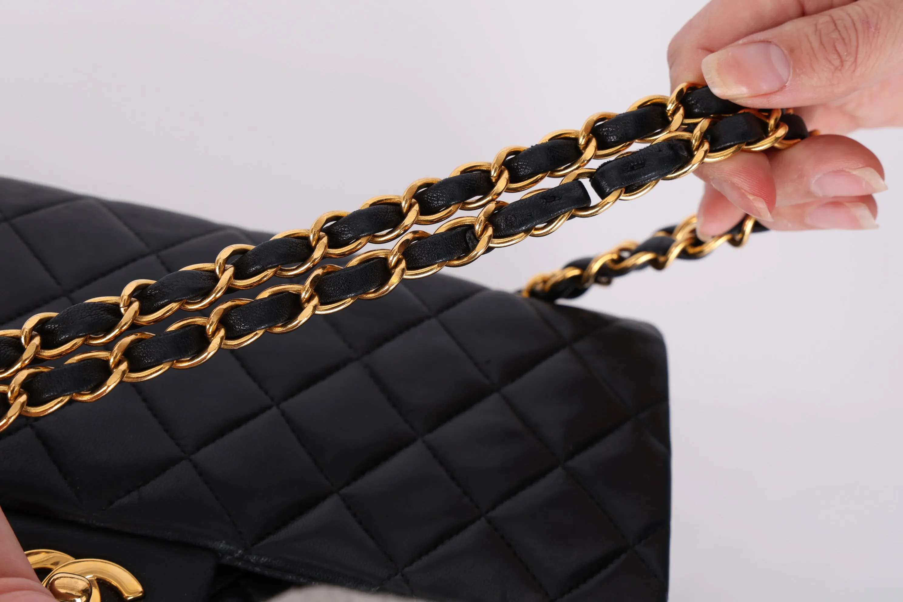 Chanel 1996 Lambskin Medium Double Flap