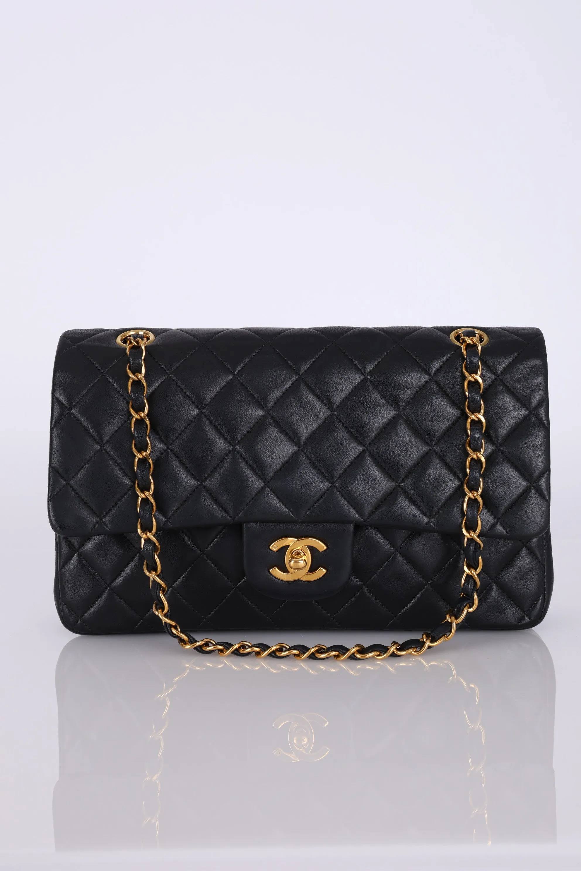 Chanel 1996 Lambskin Medium Double Flap