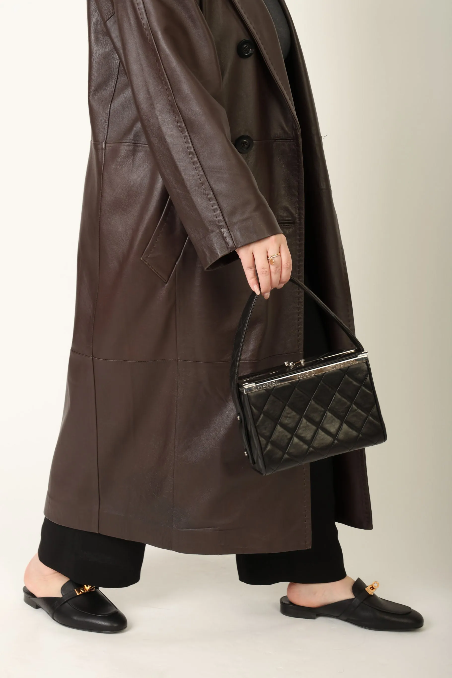 Chanel 1996 Lambskin Top Handle Vanity