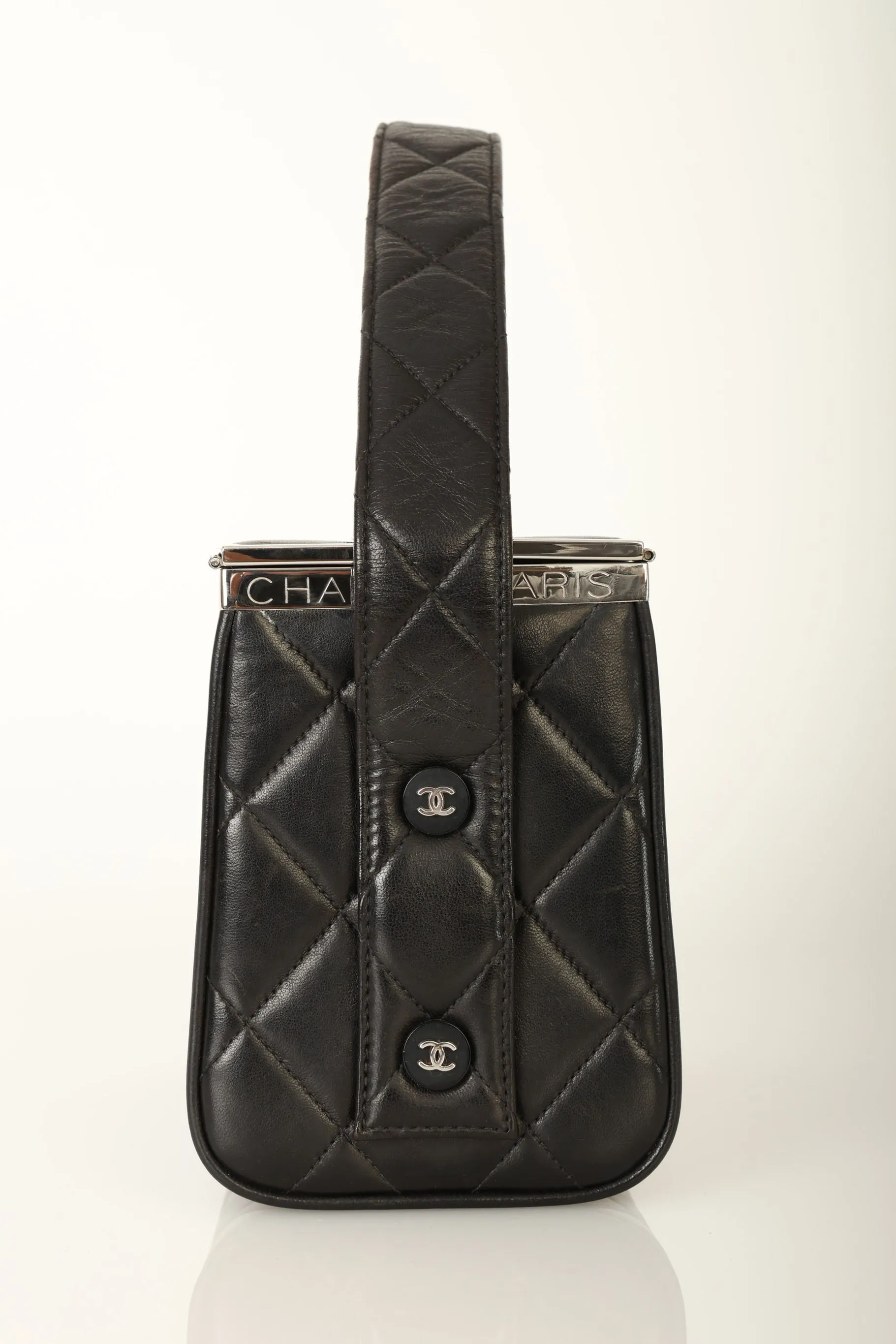 Chanel 1996 Lambskin Top Handle Vanity