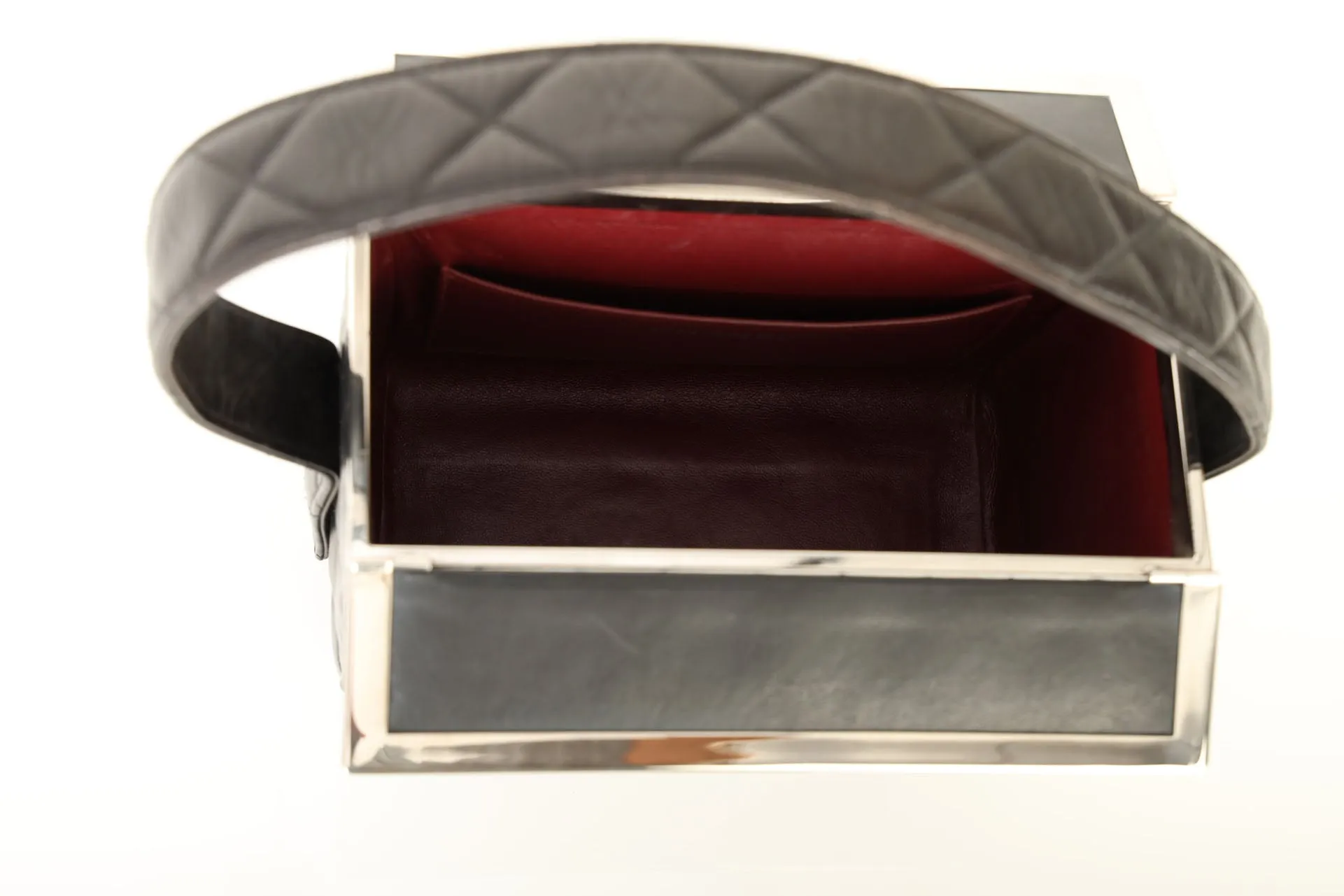 Chanel 1996 Lambskin Top Handle Vanity