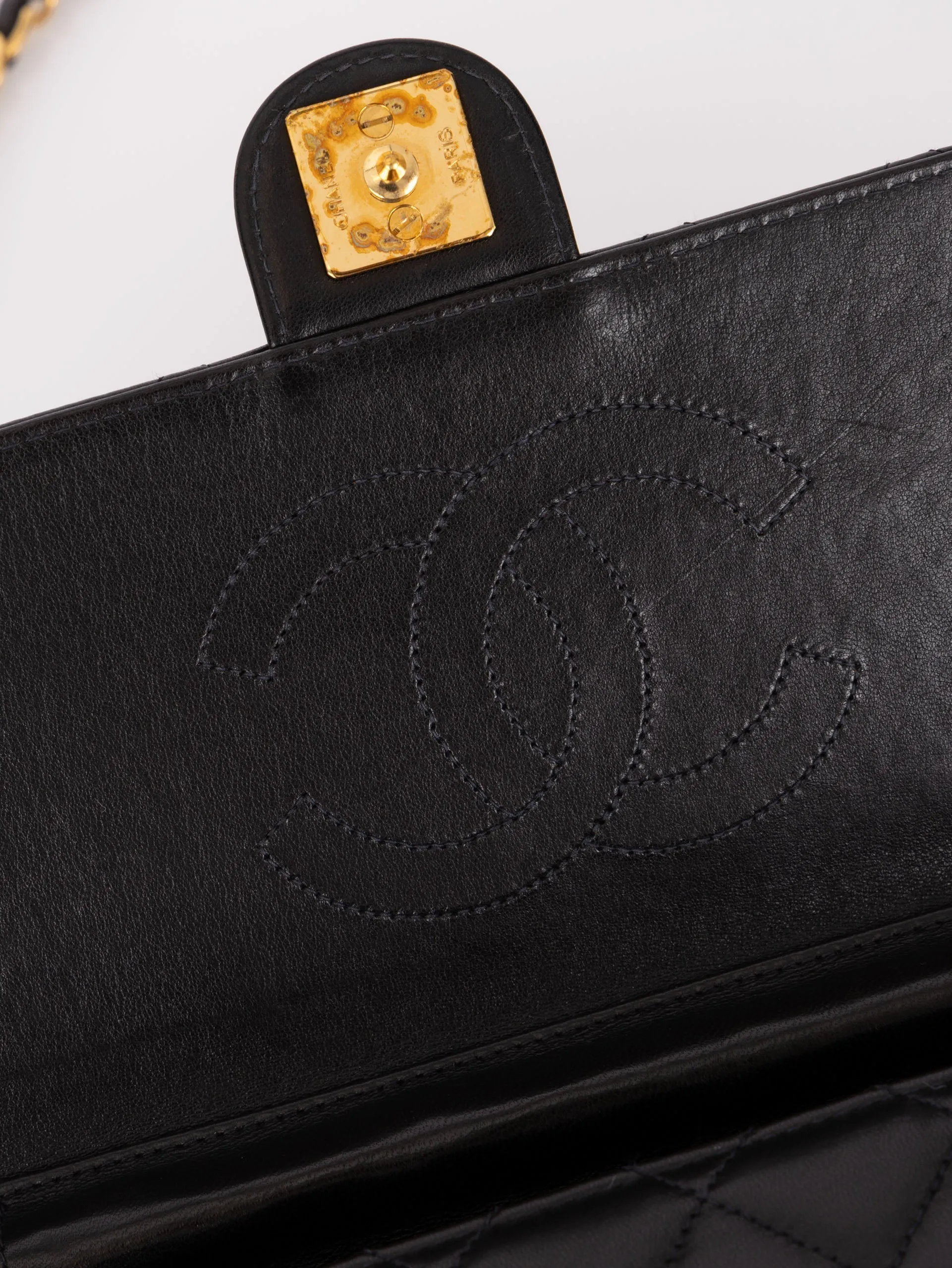 Chanel 1997 Lambskin Single Half Flap