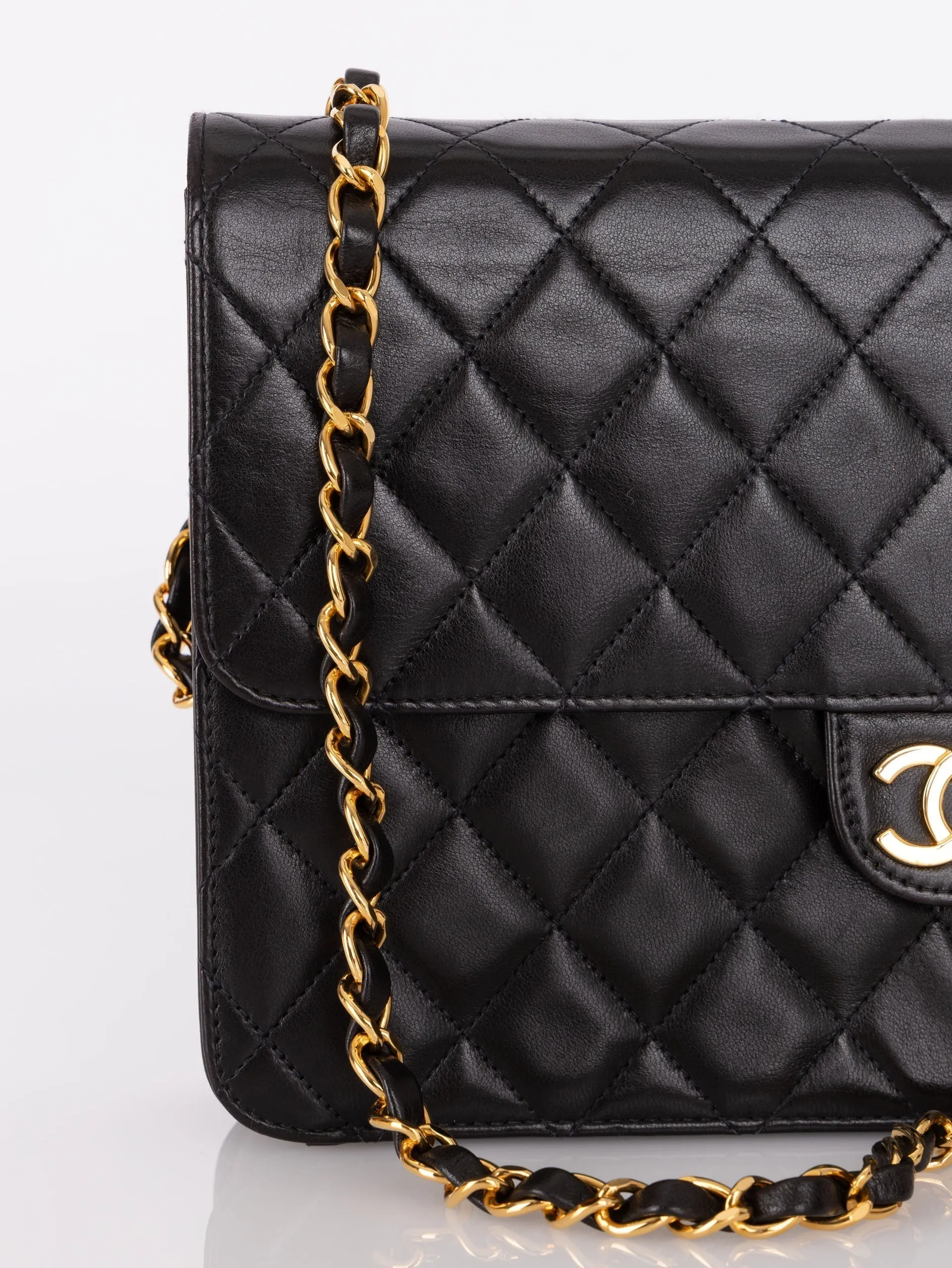 Chanel 1997 Lambskin Single Half Flap