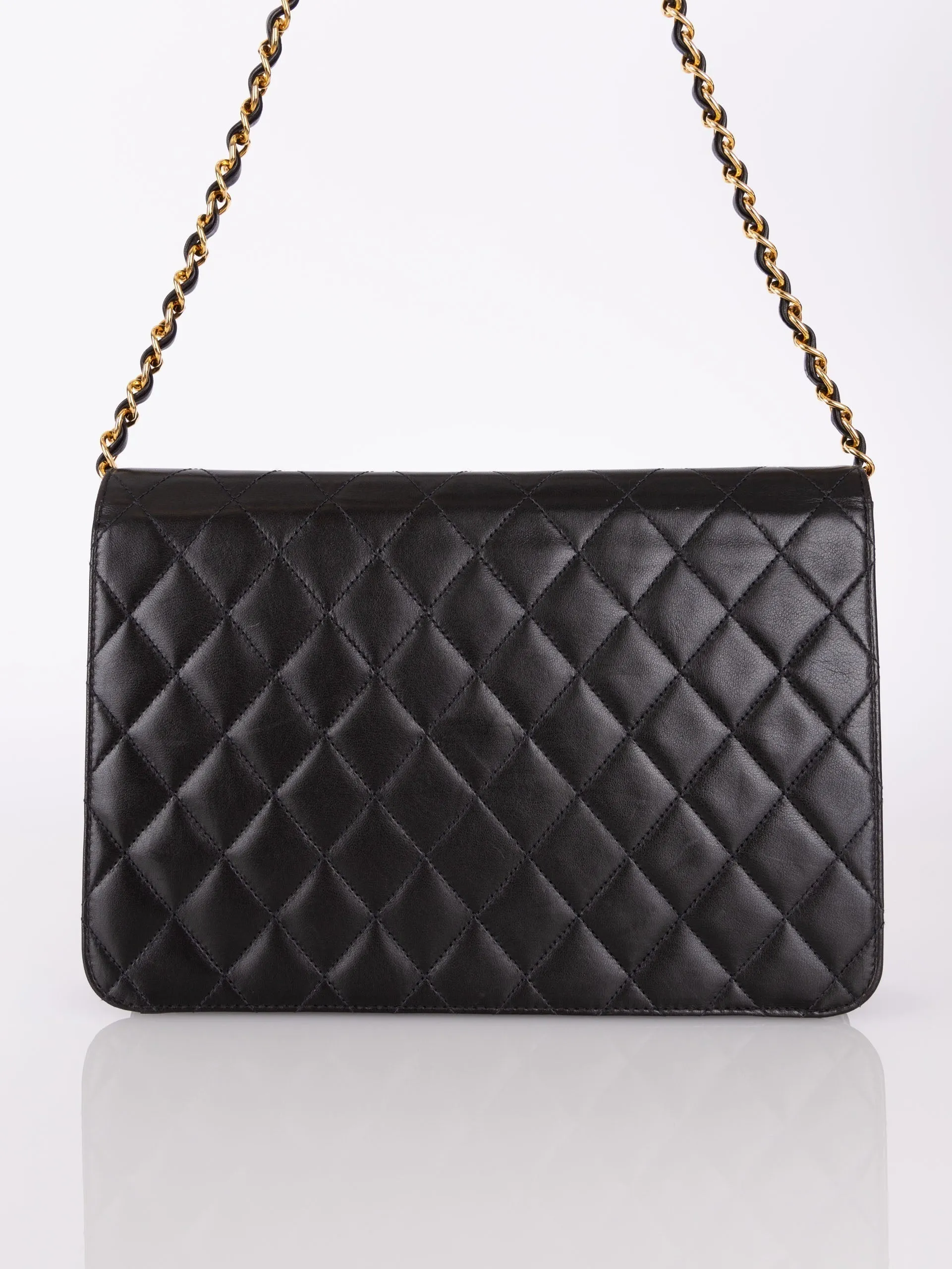 Chanel 1997 Lambskin Single Half Flap