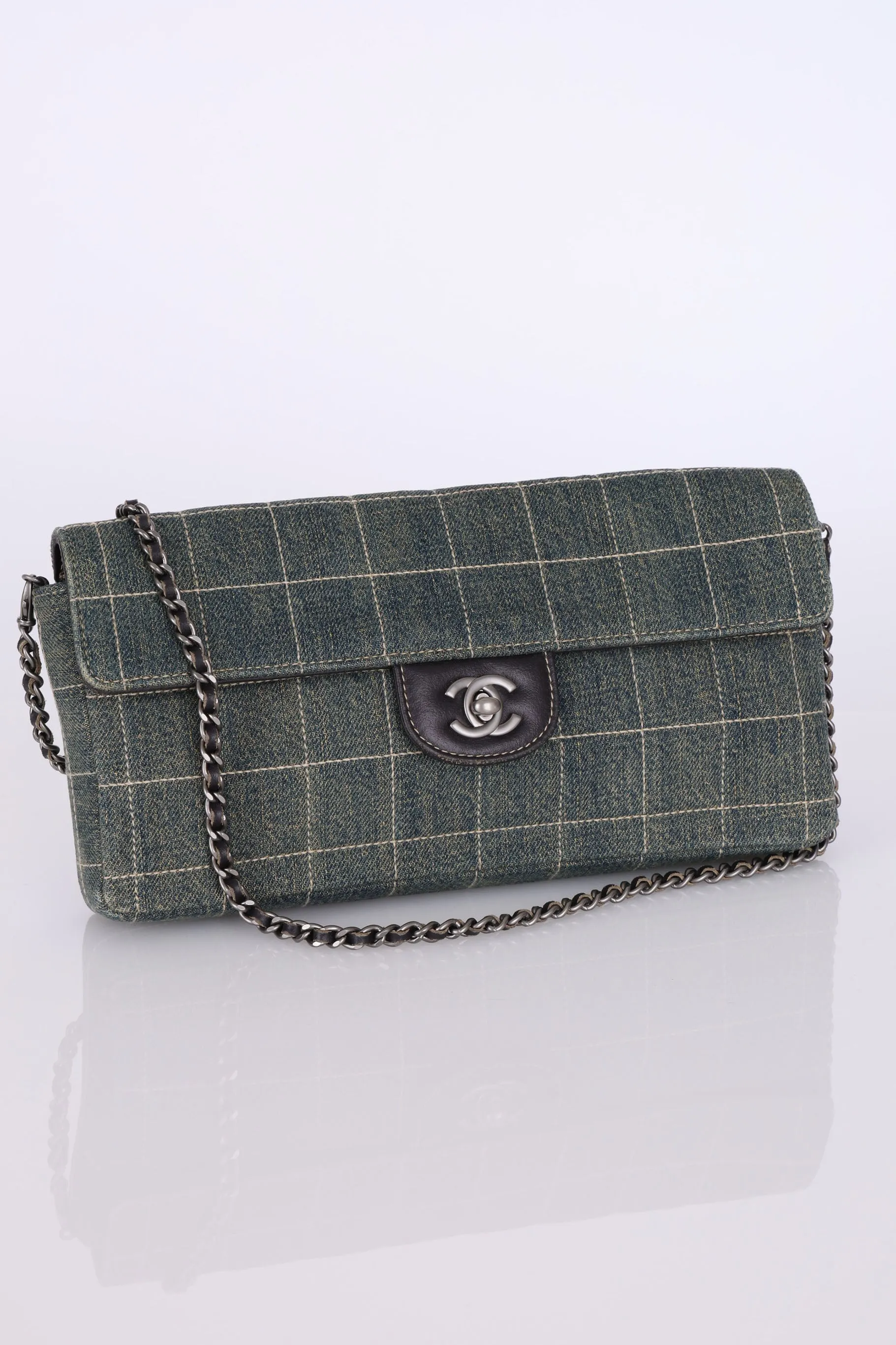Chanel 2000 Denim East West Flap