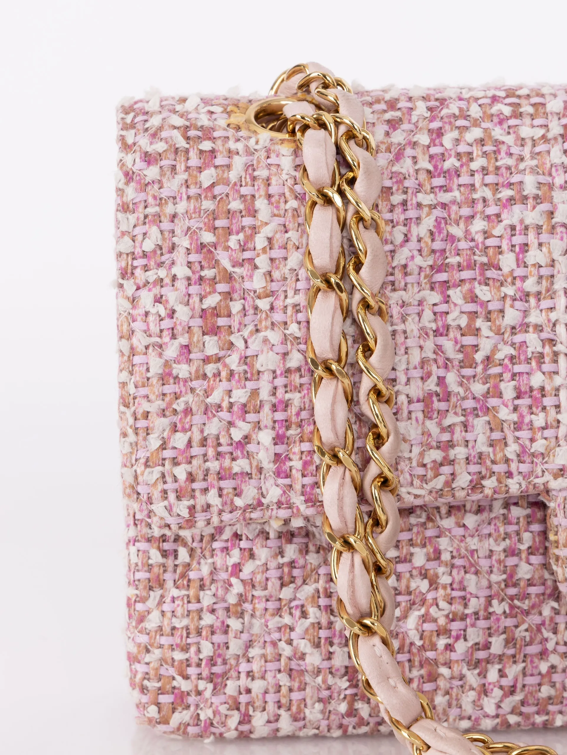 Chanel 2003 Tweed Medium Double Flap