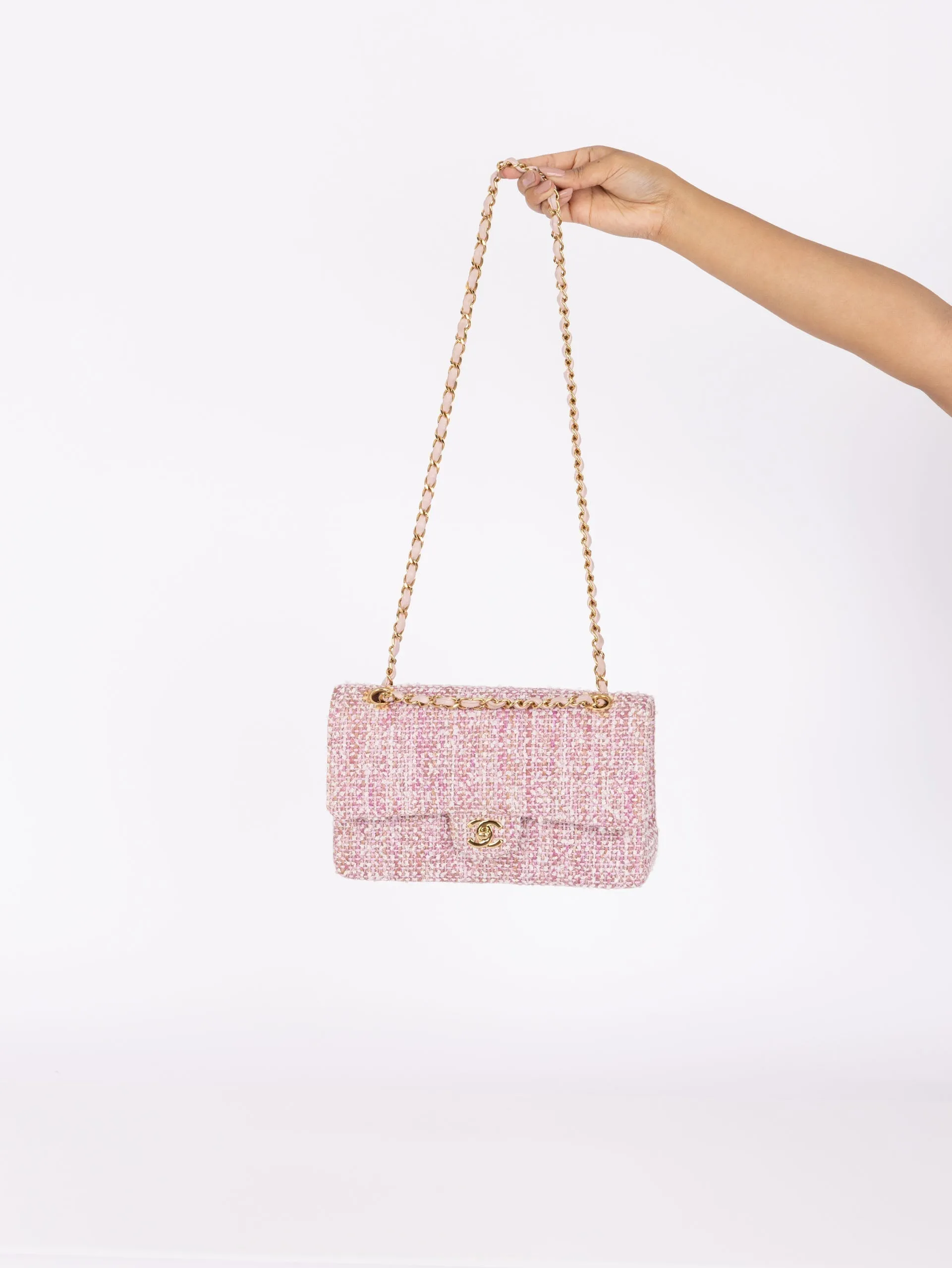 Chanel 2003 Tweed Medium Double Flap