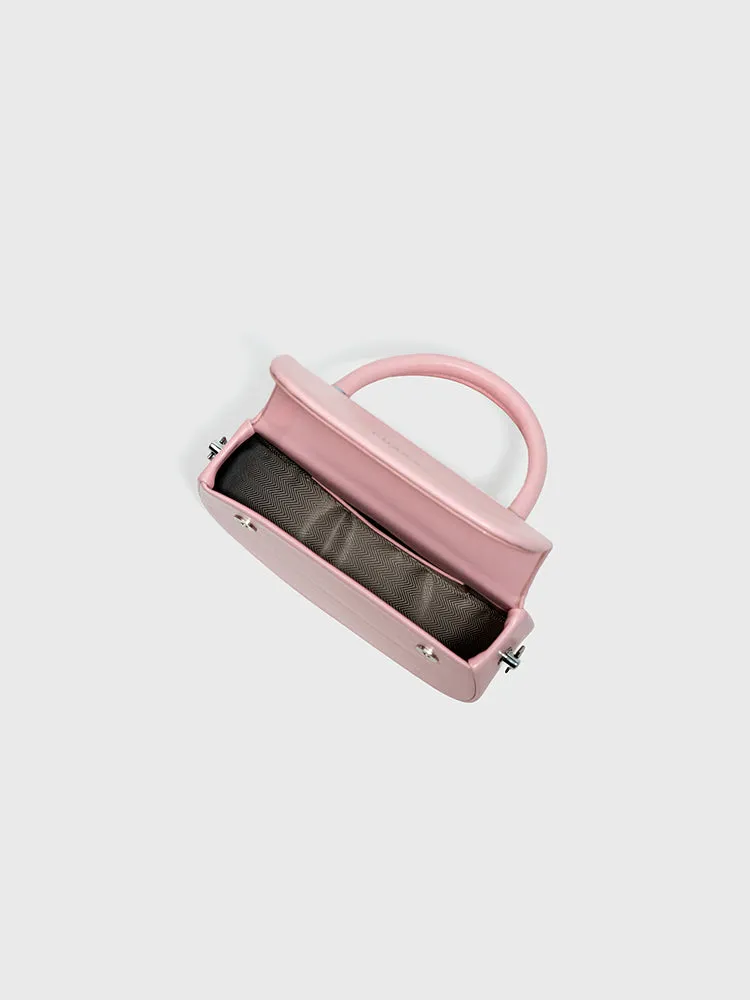 Crosbody Mini Bag (Pink)   Croxy Barrel Hand Bag (Burgundy)