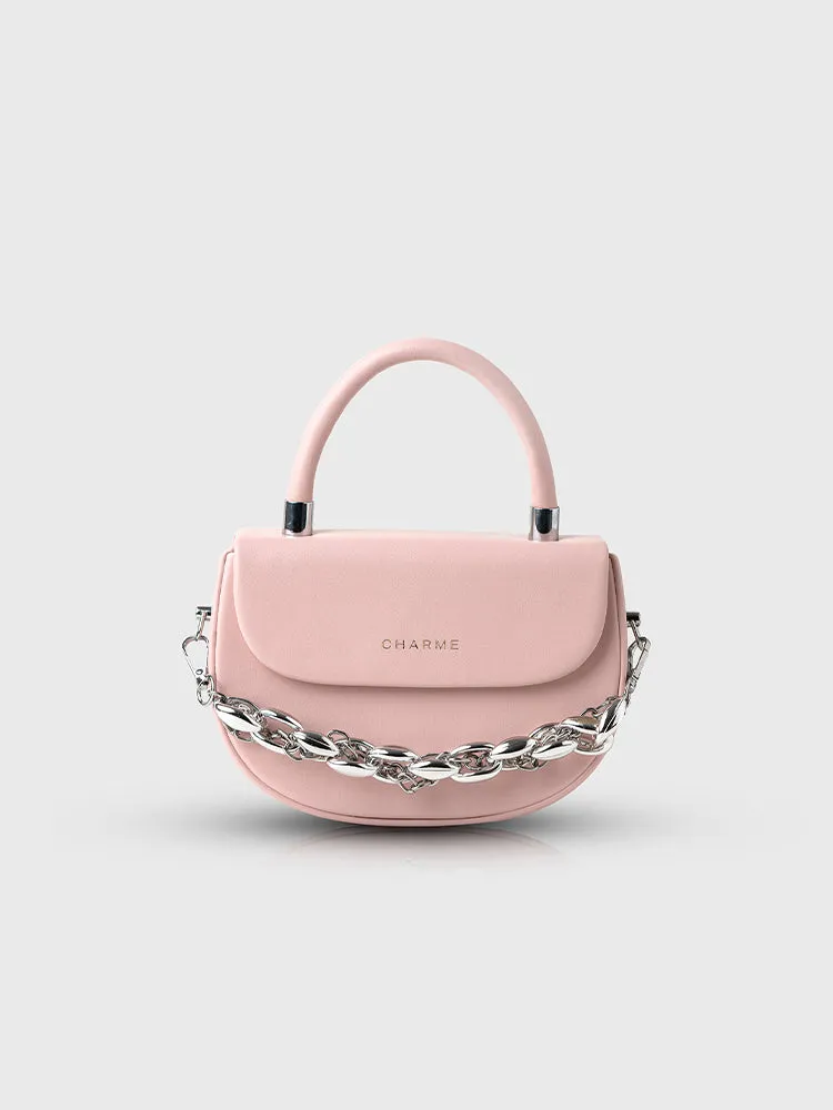 Crosbody Mini Bag (Pink)   Croxy Barrel Hand Bag (Burgundy)