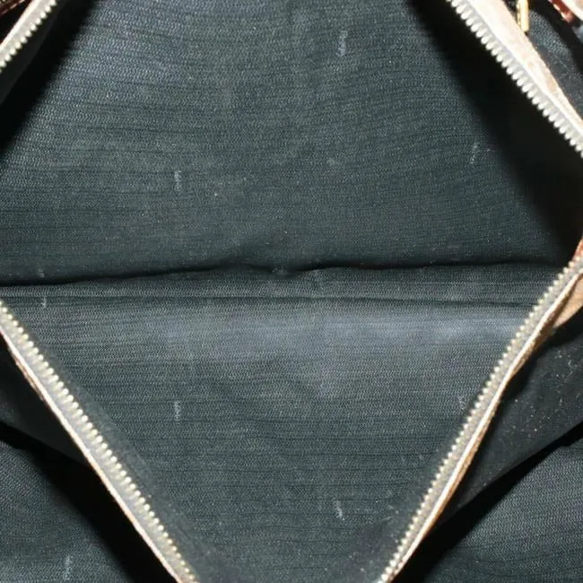 Fendi Tote Bag Xl Leathercoated Khaki Brownburnt Orange Leathercoated Canvas Satchel