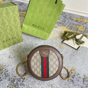 Gucci Ophidia GG Mini Round Shoulder Bag
