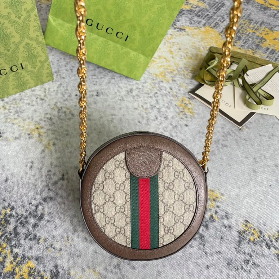 Gucci Ophidia GG Mini Round Shoulder Bag