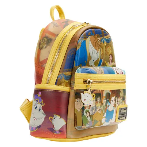 LF Disney Beauty And The Beast Belle Princess Scene Mini Backpack