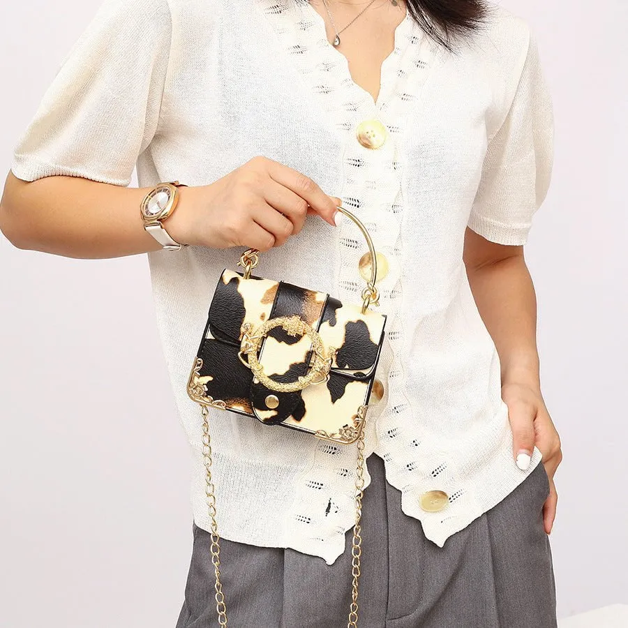 LovelyRLovely Cow Pattern Handbag