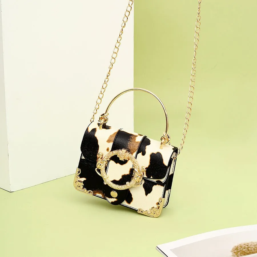 LovelyRLovely Cow Pattern Handbag