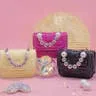 Mini Black Pearl Crossbody Bag