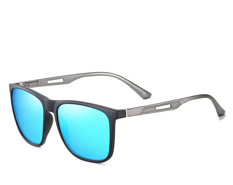 New men's square frame sunglasses cross-border hot selling aluminum magnesium spring fashion sunglasses