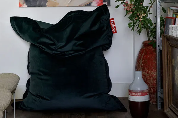 Original Slim Recycled Velvet Bean Bag Chair (Special Offer)