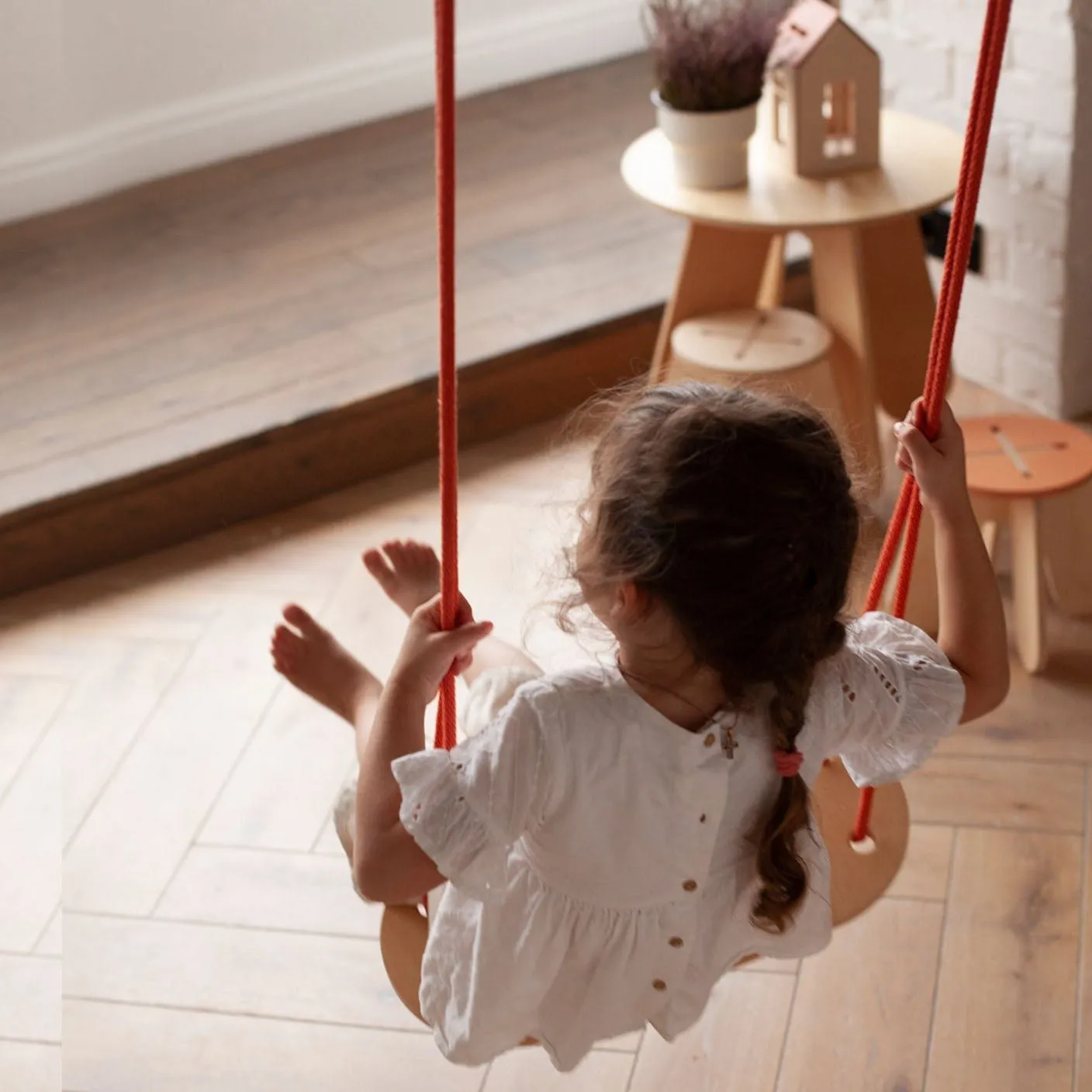 Portable Wooden Swing