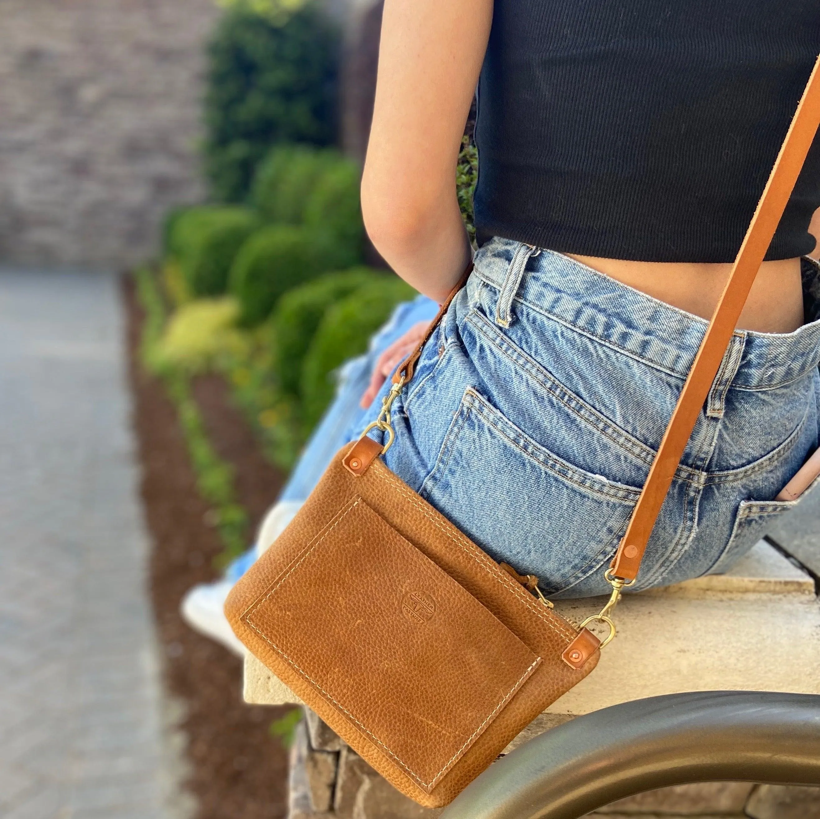 RTS - Olivia Leather Crossbody Bag