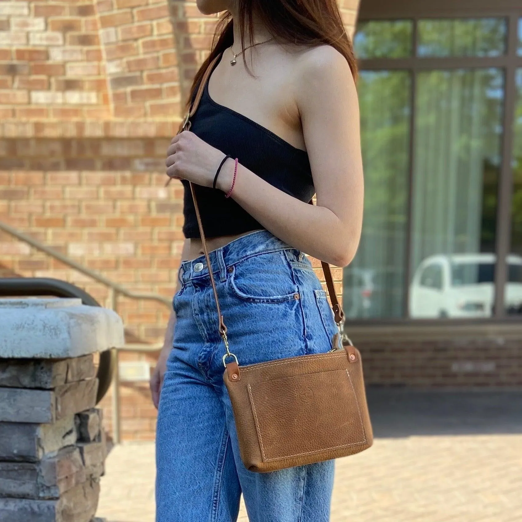 RTS - Olivia Leather Crossbody Bag