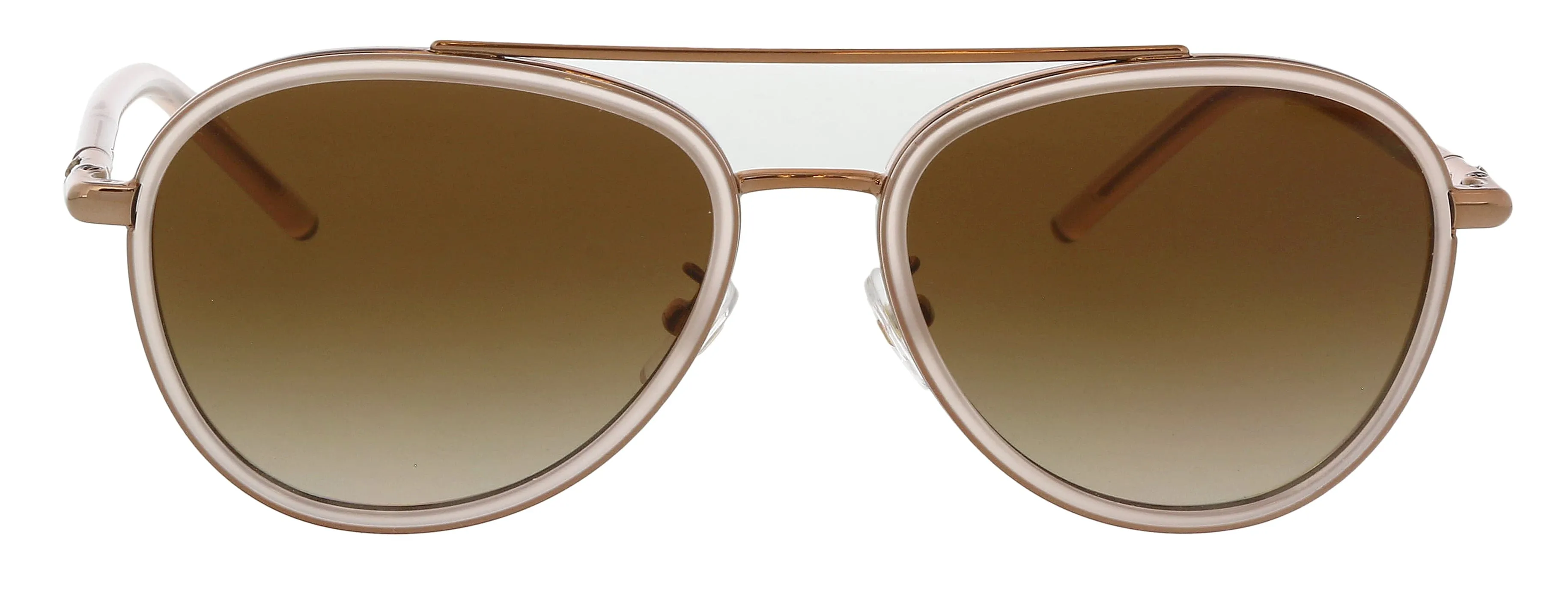 Tory Burch 0TY6089 332313 Rose Gold Aviator Sunglasses