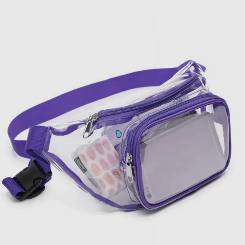 Waist Bag For Women Outdoor Running Fitness Waterproof PVC Bag