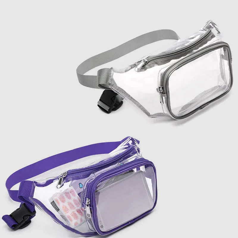 Waist Bag For Women Outdoor Running Fitness Waterproof PVC Bag