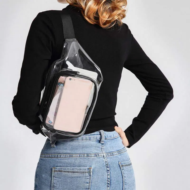 Waist Bag For Women Outdoor Running Fitness Waterproof PVC Bag