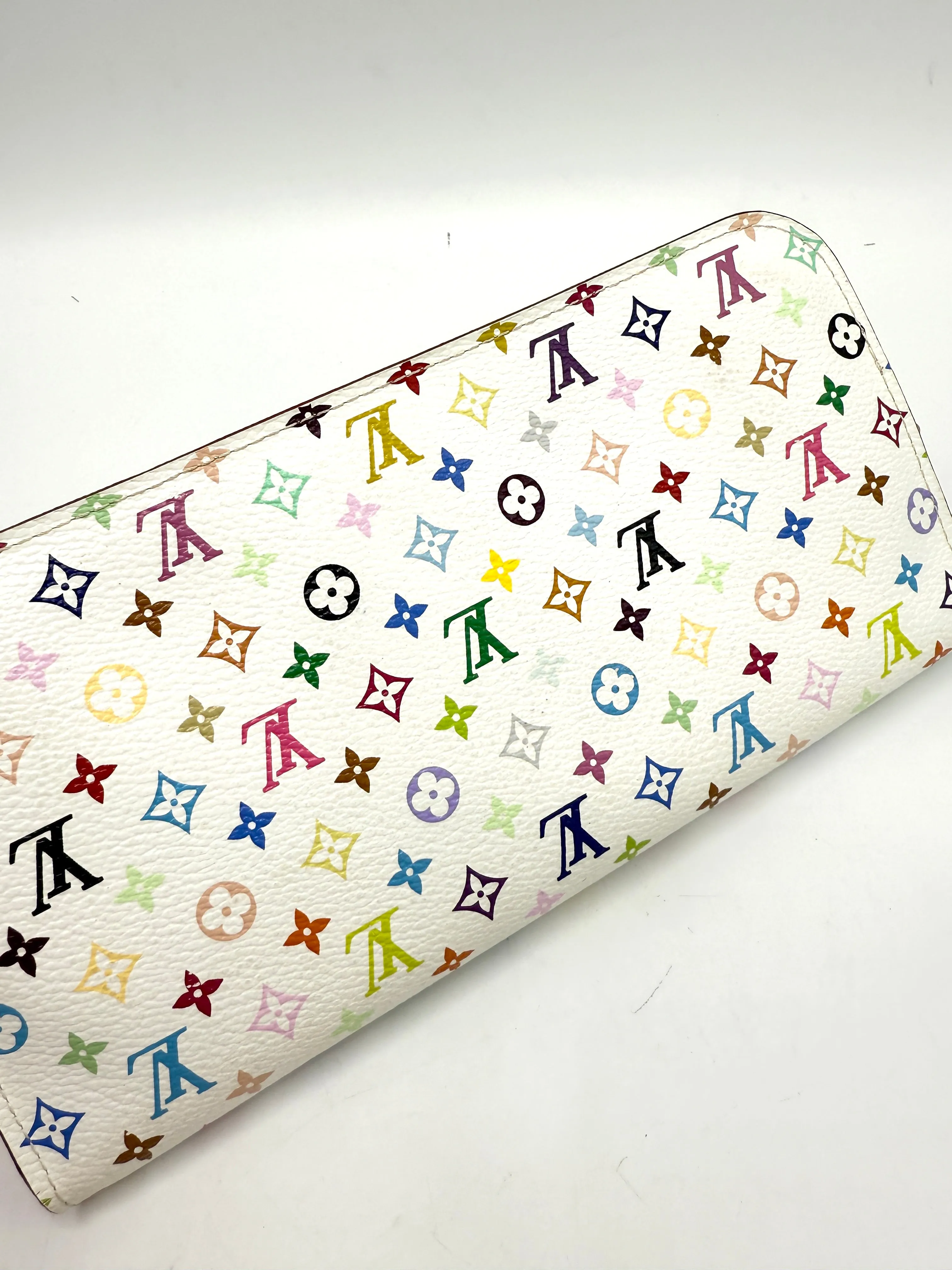 White Murakami XL Flap Travel Wallet