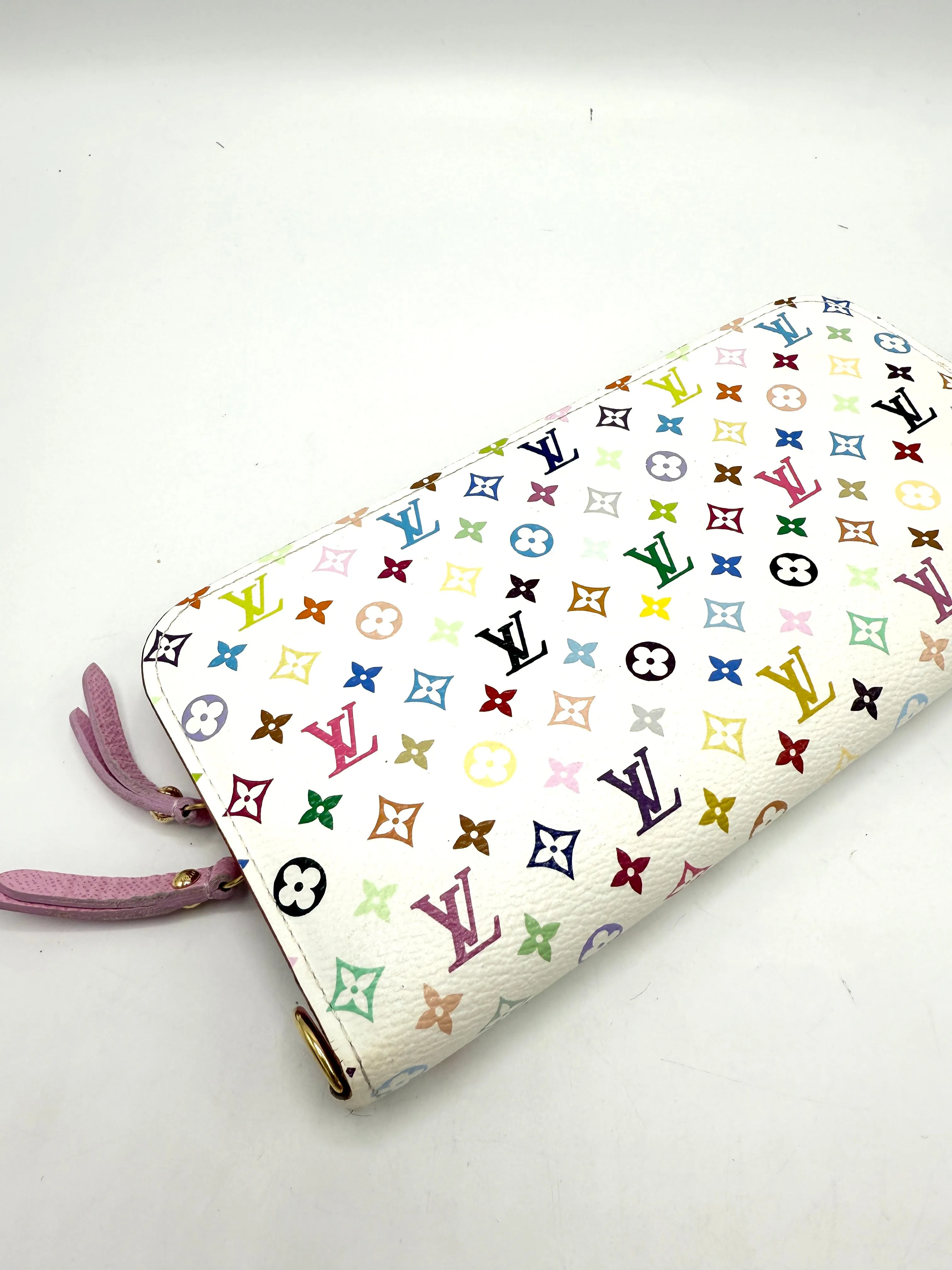 White Murakami XL Flap Travel Wallet