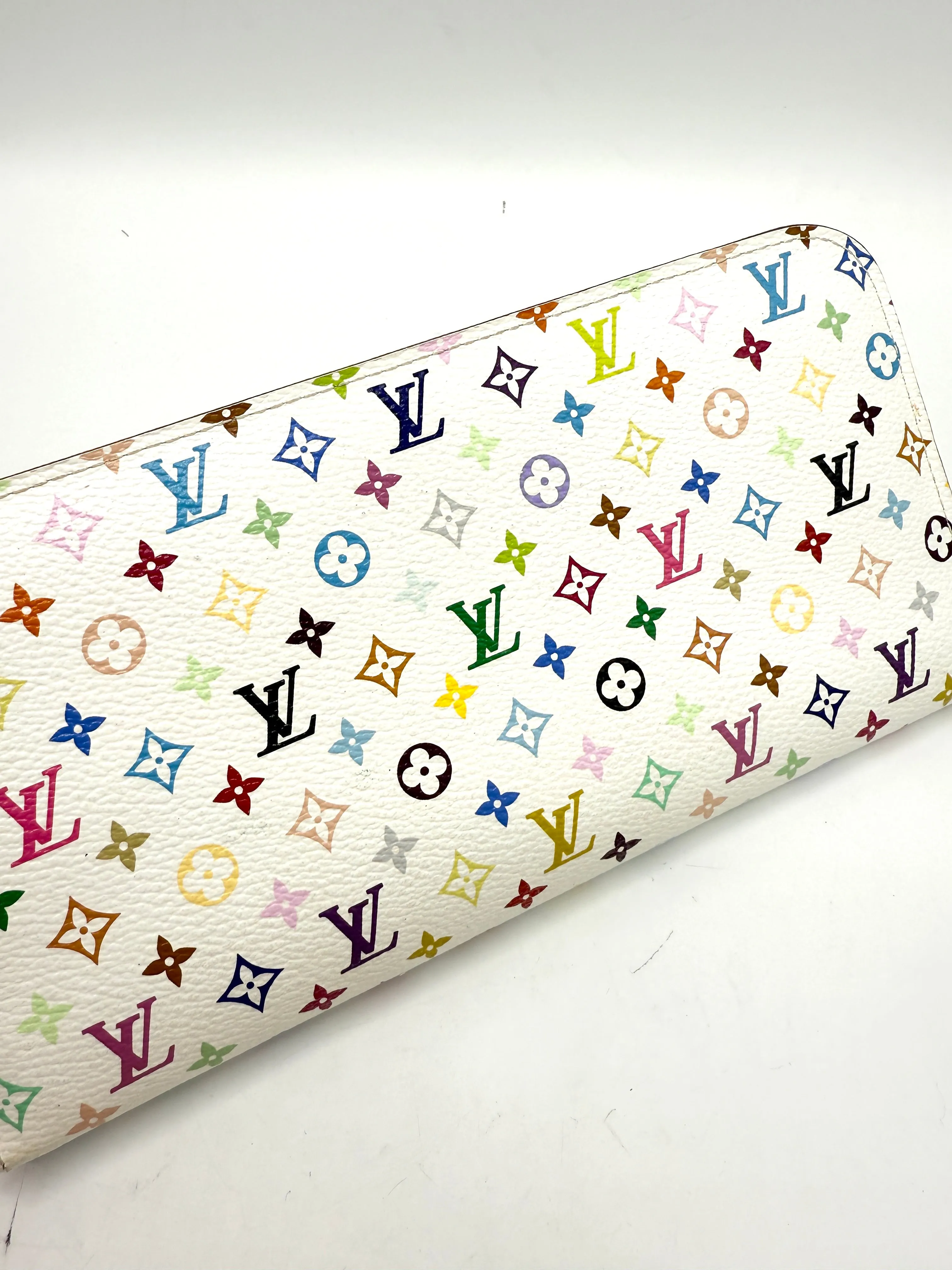 White Murakami XL Flap Travel Wallet