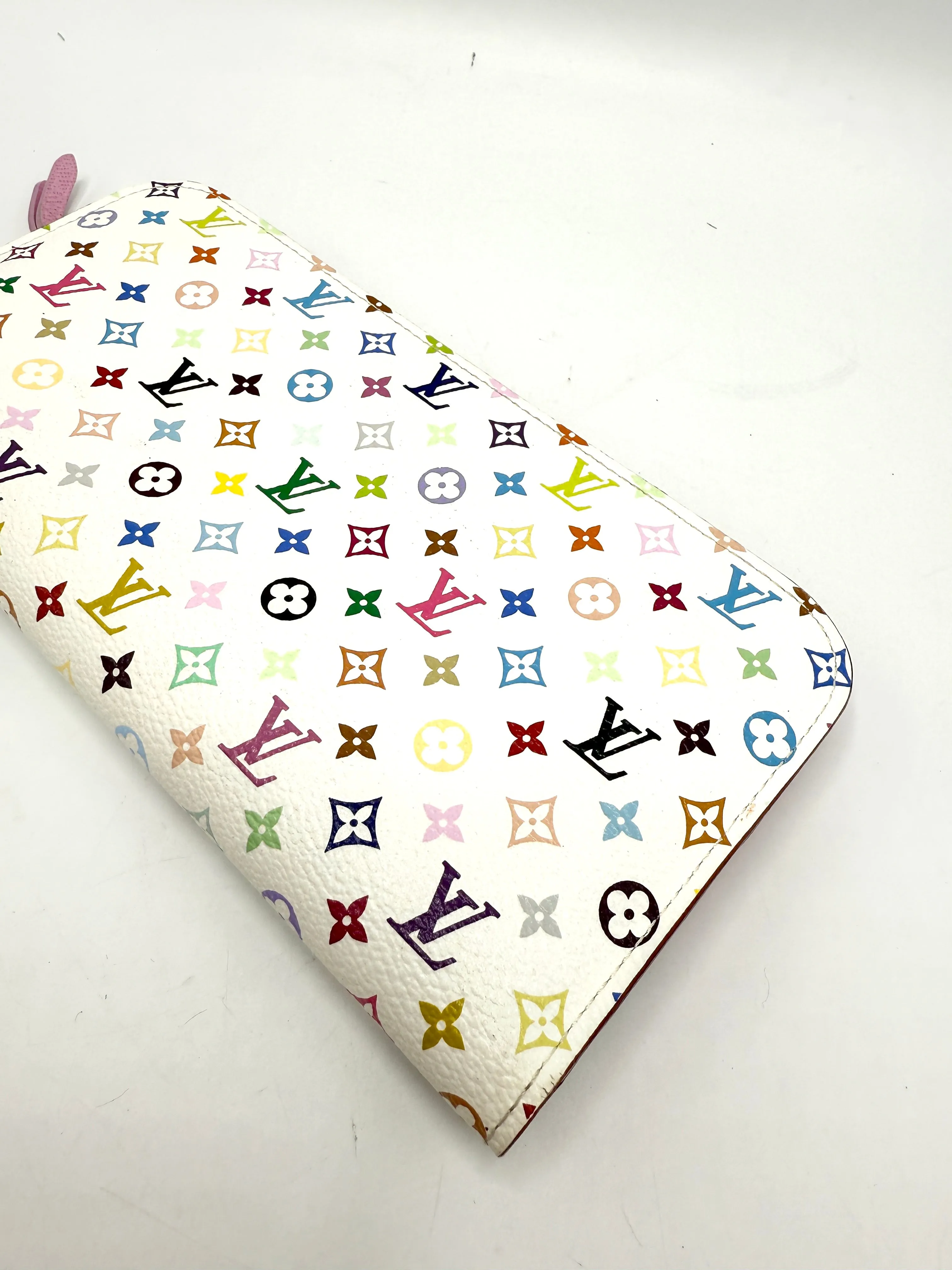 White Murakami XL Flap Travel Wallet